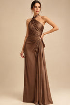 2-Piece A-Line Chiffon 3/4 Sleeves Mother of the Bride & Groom Dresses with Scalloped V-Neck Lace Bodice (SHI22500637)