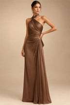 Sheath/Column V-Neck Sequin Maxi Mother of the Bride & Groom Dresses with Ruched Waist & Side Sash (SHI22501697)