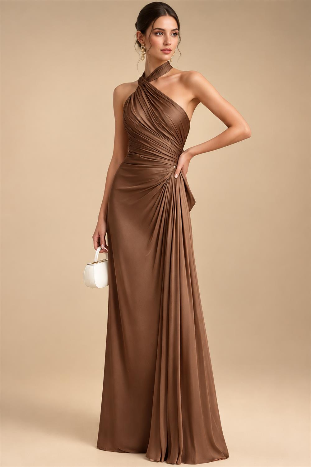 A-Line/Princess V-Neck Chiffon Floor-Length Mother of the Bride & Groom Dresses with Lace Appliques & Pleats (SHI22501670)