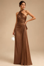 Jumpsuit Scoop Neck Chiffon Floor-Length Mother of the Bride Pantsuits with Rhinestones (SHI22501658)