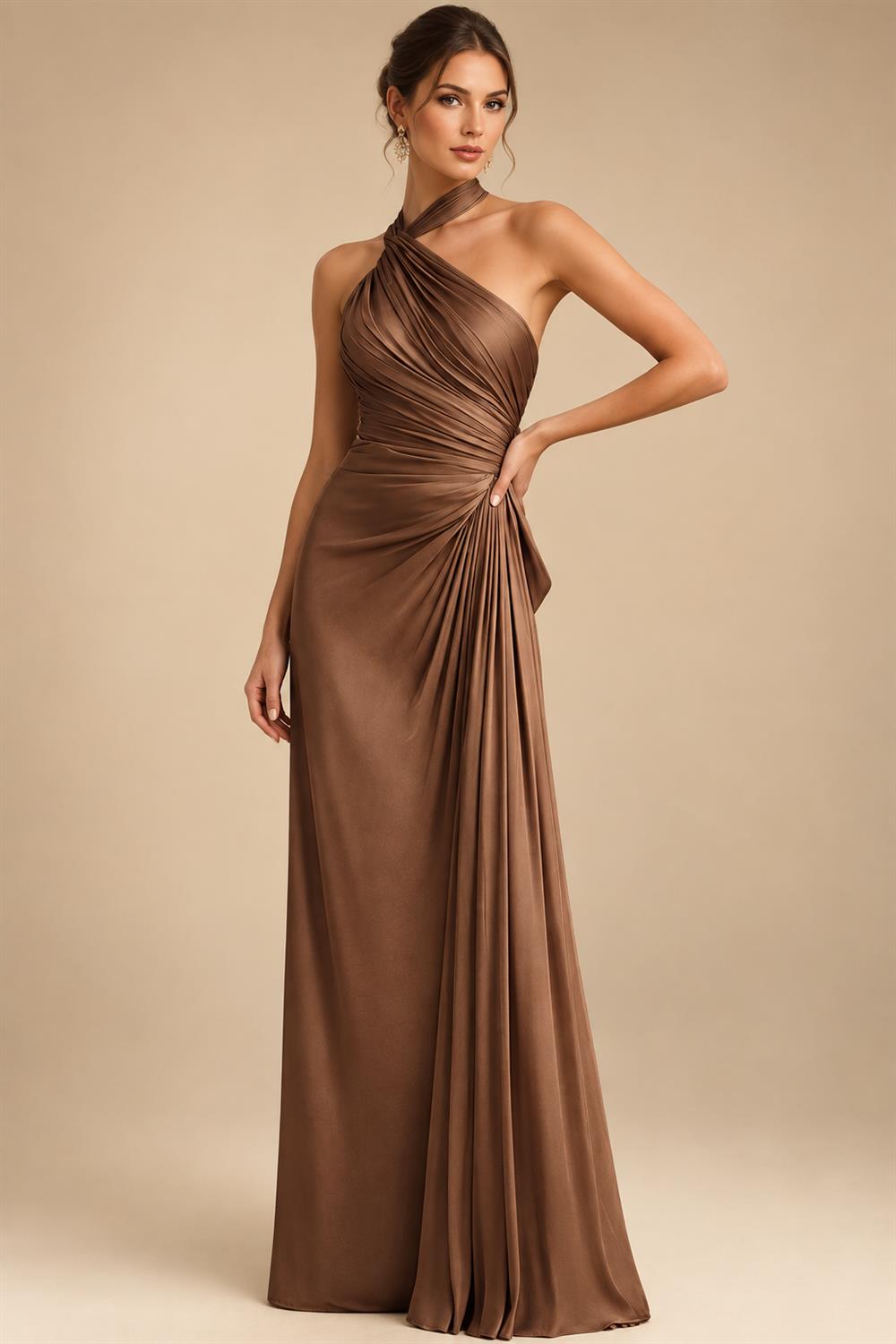 A-Line/Princess Off Shoulder Chiffon Floor-Length Mother of the Bride & Groom Dresses with Lace Appliques & Pleats (SHI22501566)