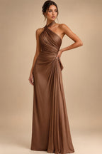 Satin Bodycon Spaghetti Straps Short Homecoming Dresses with Ruched Bodice (SHI22370321)