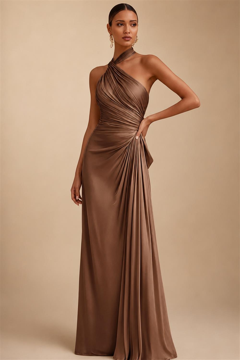 Sheath Satin Jacquard Off Shoulder Floor-Length Mother of the Bride & Groom Dresses (SHI22500823)