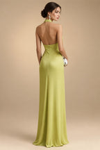 Jacquard A-Line/Princess Asymmetric Neck Floor-Length Mother of the Bride & Groom Dresses with Pleats (SHI22501354)