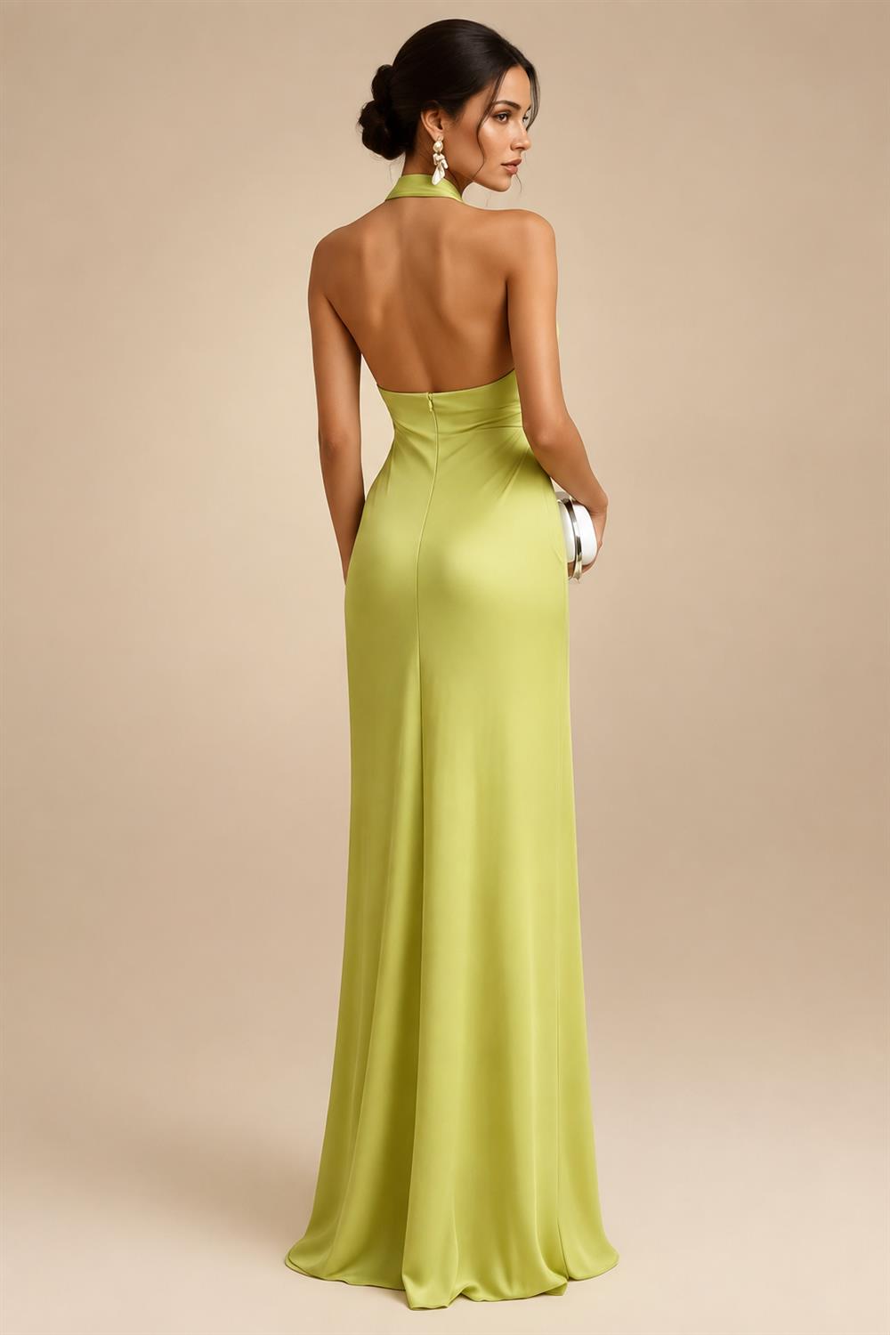 3/4 Sleeve Round Neck A-Line Midi Chiffon Mother of the Bride Dresses with Jacket (SHI22500386)
