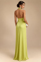 Sheath/Column Scoop Neck Velvet Maxi Mother of the Bride & Groom Dresses with Ruched Waist (SHI22501595)
