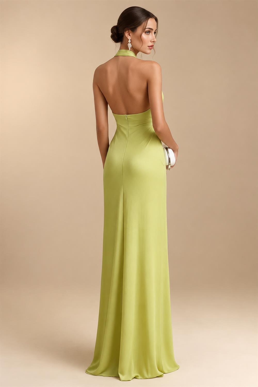 Chiffon Sheath/Column Scoop Neck Floor-Length Mother of the Bride & Groom Dresses with Lace Embroidery Bodice & Ruched Waist (SHI22501513)
