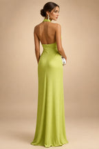 Jacquard Sheath/Column V-Neck Floor-Length Mother of the Bride & Groom Dresses with Ruched Waist (SHI22501057)
