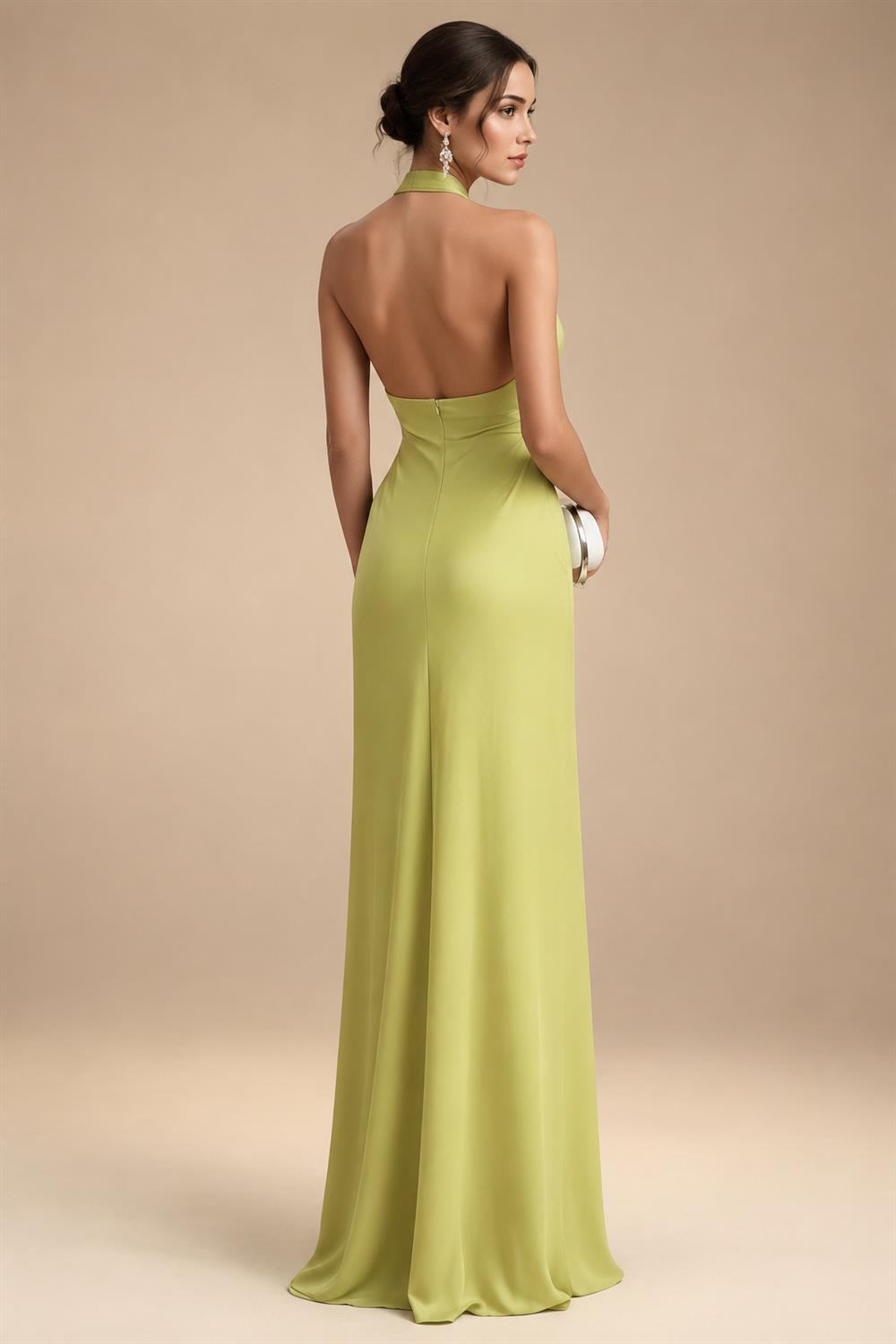 Sheath/Column Scoop Neck Chiffon Maxi Mother of the Bride & Groom Dresses with Lace Appliques, Sweep Train & Ruched Waist (SHI22501642)