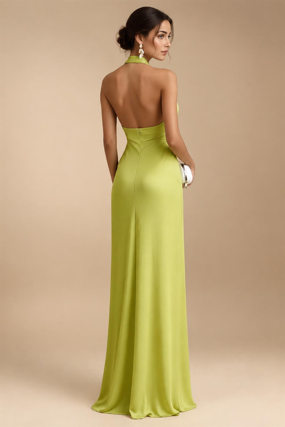 A-Line/Princess Off Shoulder Satin Floor-Length Mother of the Bride & Groom Dresses with 3D Flowers & Sweep Train (SHI22501552)