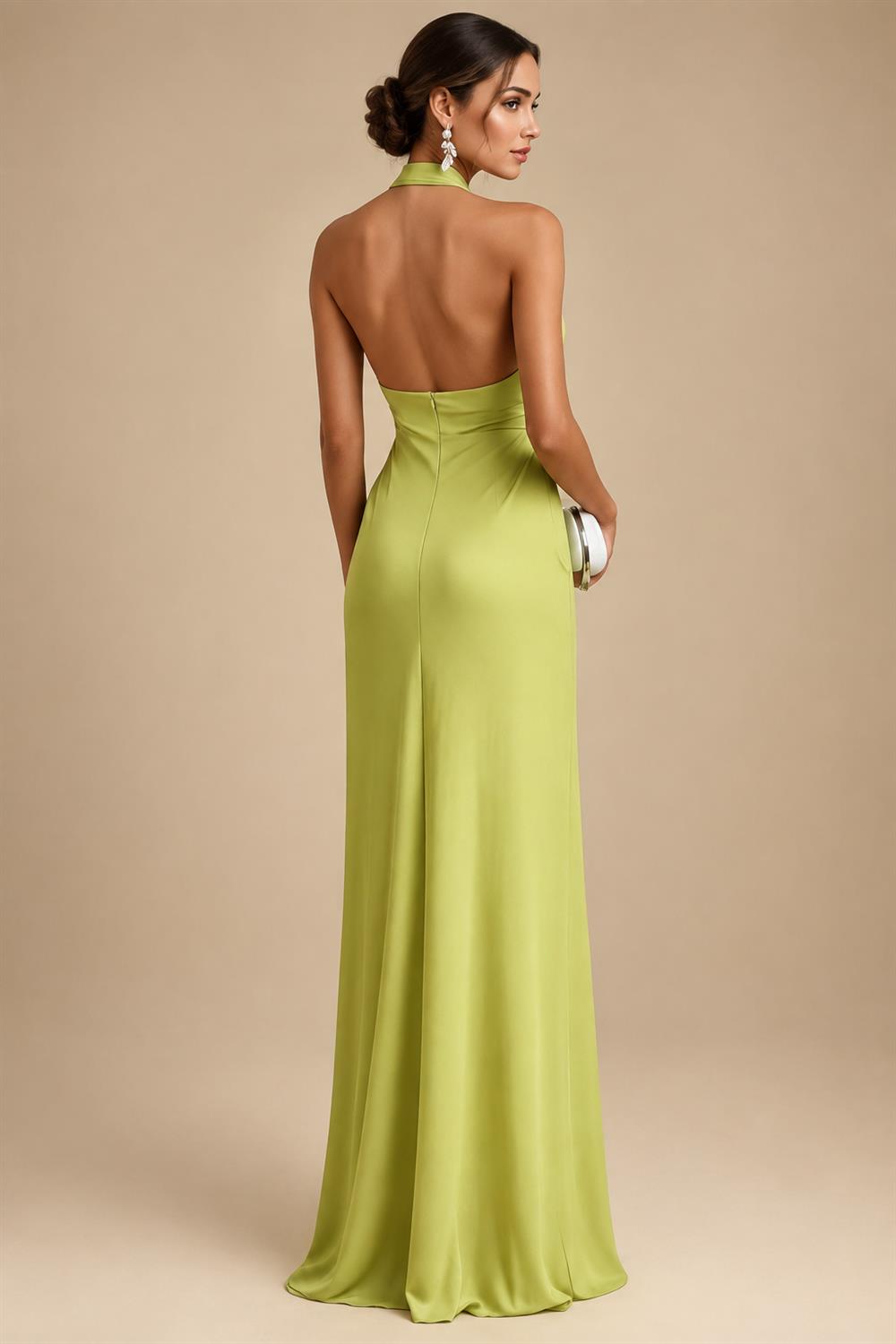 Chiffon A-Line/Princess Scoop Neck Short Mother of the Bride & Groom Dresses Tiered (SHI22500912)