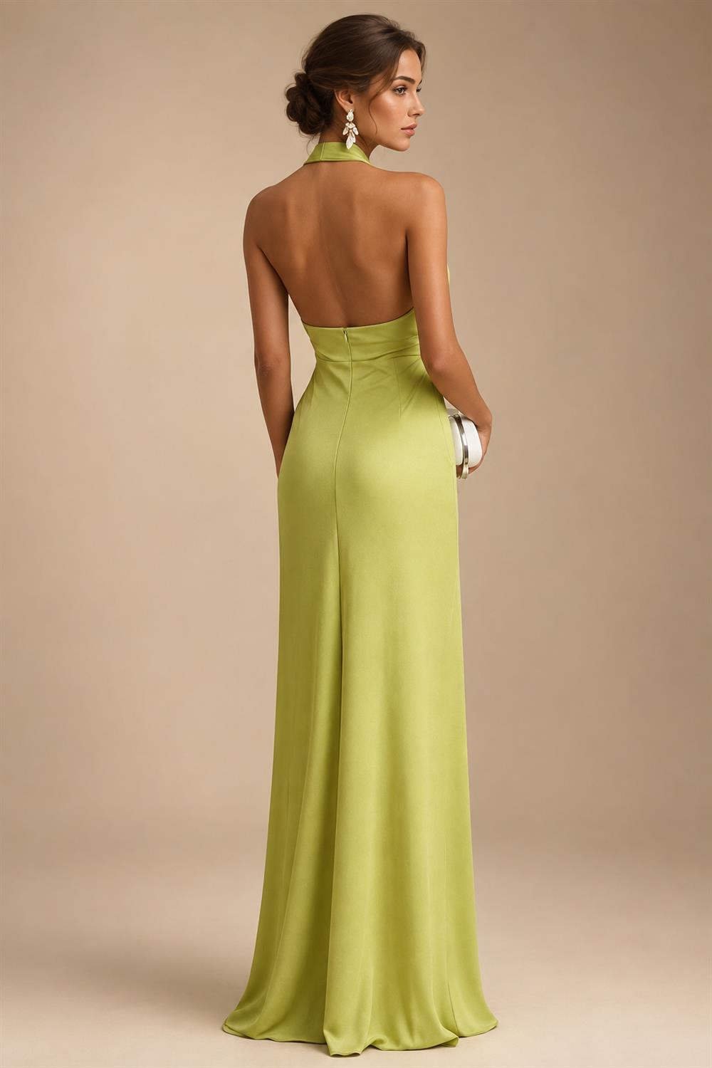 Satin Bodycon Spaghetti Straps Short Homecoming Dresses with Ruched Bodice (SHI22370321)