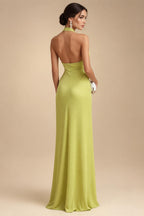 Jacquard Sheath/Column V-Neck Floor-Length Mother of the Bride & Groom Dresses with Ruched Waist (SHIB22500907)