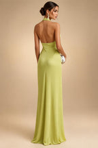 Mermaid/Trumpet One Shoulder Floral Embroidery Maxi Mother of the Bride & Groom Dresses with Side Sash & Ruched Waist (SHI22501626)