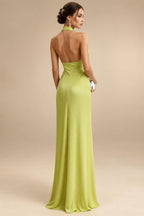 Satin V Neck Floral Print A Line Mother of the Bride Dresses (SHIR1110445)