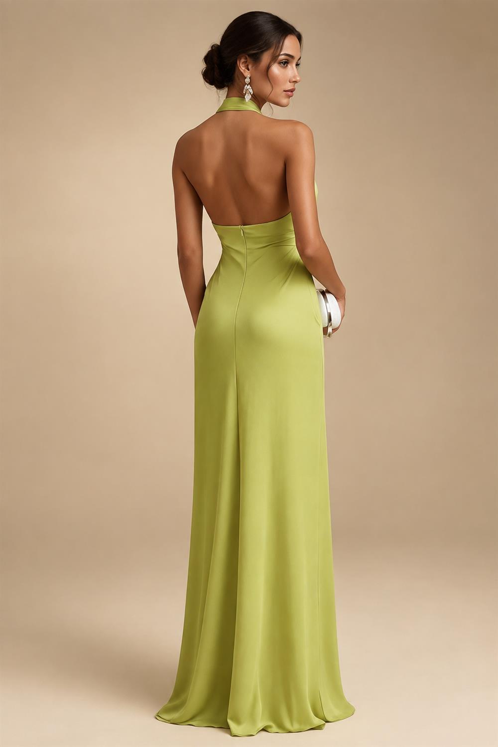 Jacquard Sheath/Column V-Neck Floor-Length Mother of the Bride & Groom Dresses with Ruffles & Ruched Waist (SHI22501058)