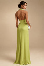 Jacquard Sheath/Column V-Neck Floor-Length Mother of the Bride & Groom Dresses with Ruffles & Ruched Waist (SHI22501058)