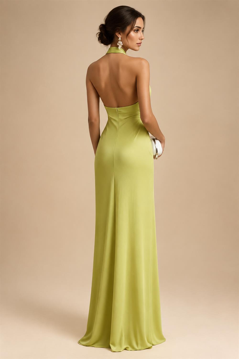 Sheath/Column V-Neck Sequin Maxi Mother of the Bride & Groom Dresses with Ruched Waist & Side Sash (SHI22501697)