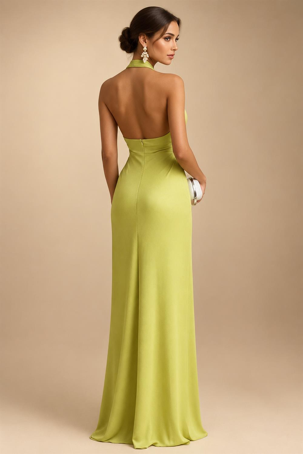 Jacquard Sheath/Column V-Neck Tea-Length Mother of the Bride & Groom Dresses for Women (SHI22501292)