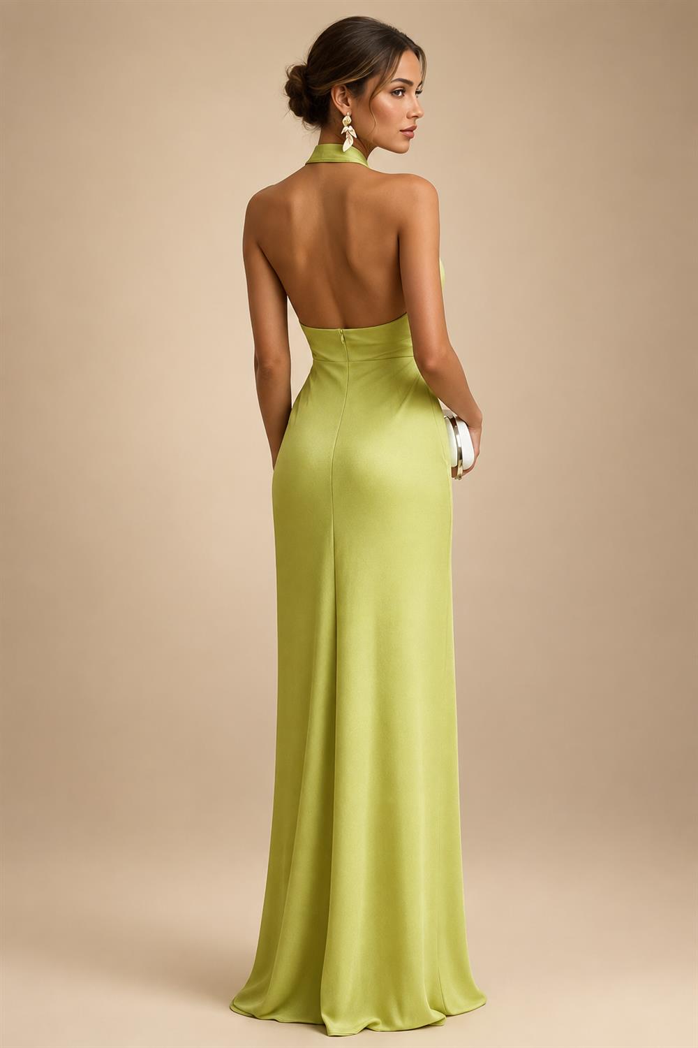 A-Line Chiffon Pleated Long Mother of the Bride & Groom Dresses with 3/4 Flutter Sleeves & Sequin Waist (SHI22500702)