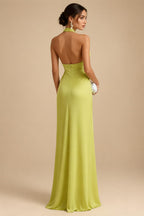Chiffon A-Line/Princess One Shoulder Floor-Length Mother of the Bride & Groom Dresses with Ruffles & Ruched Waist (SHI22501248)