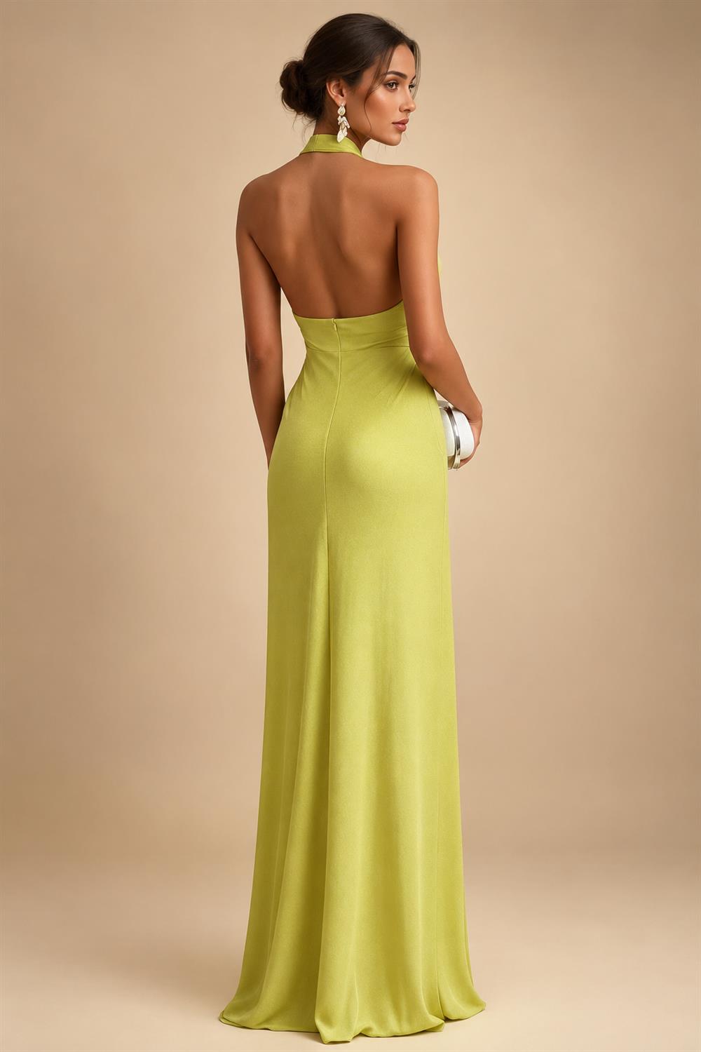 Satin Scoop Neck Mother of the Bride & Groom Dresses with 3D Flower (SHI22500338)