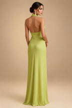 Sheath/Column Lace Appliques Maxi Mother of the Bride & Groom Dresses with Ruched Waist & Satin Bodice (SHI22501596)