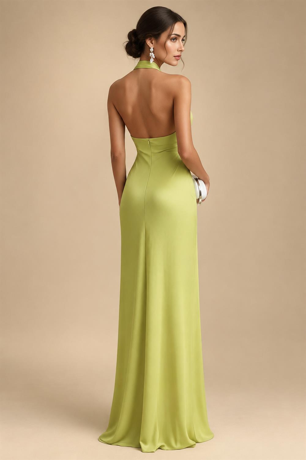 Pantsuits Separates Scoop Neck Sequins Asymmetrical Ankle-Length Mother of the Bride Dress with Slit (SHI22500132)