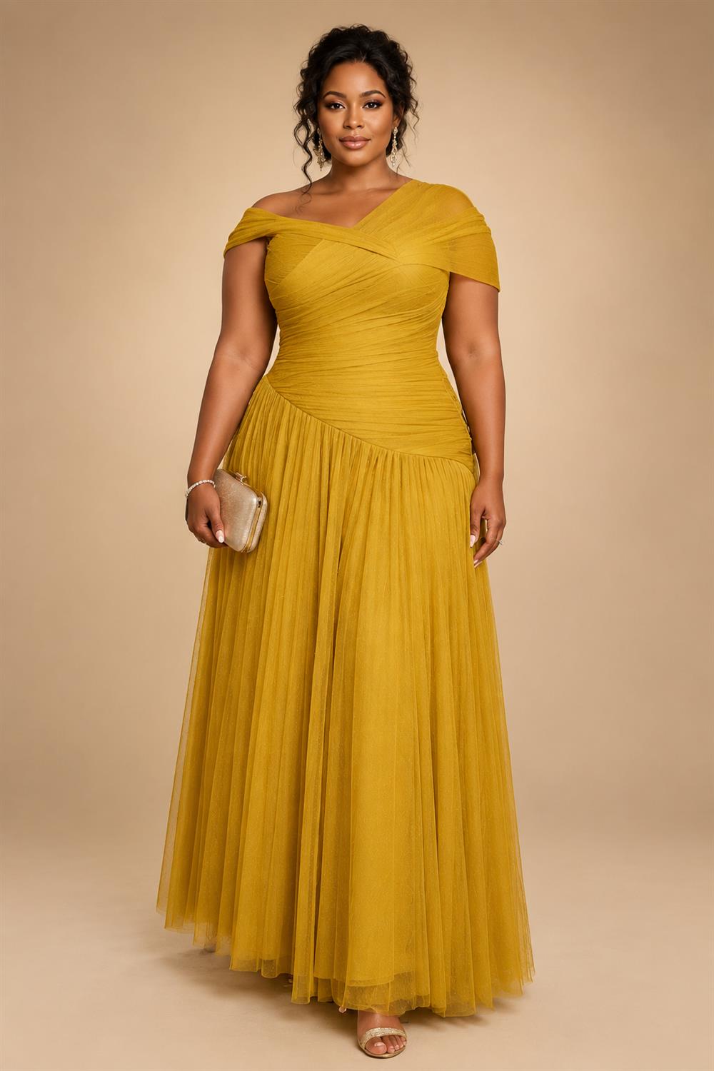 Pantsuits Separates Scoop Neck Sequins Asymmetrical Ankle-Length Mother of the Bride Dress with Slit (SHI22500132)
