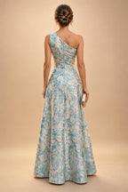 A-Line/Princess V-Neck Floor-Length Mother of the Bride & Groom Dresses with Ruffles & Ruched Waist (SHI22501284)