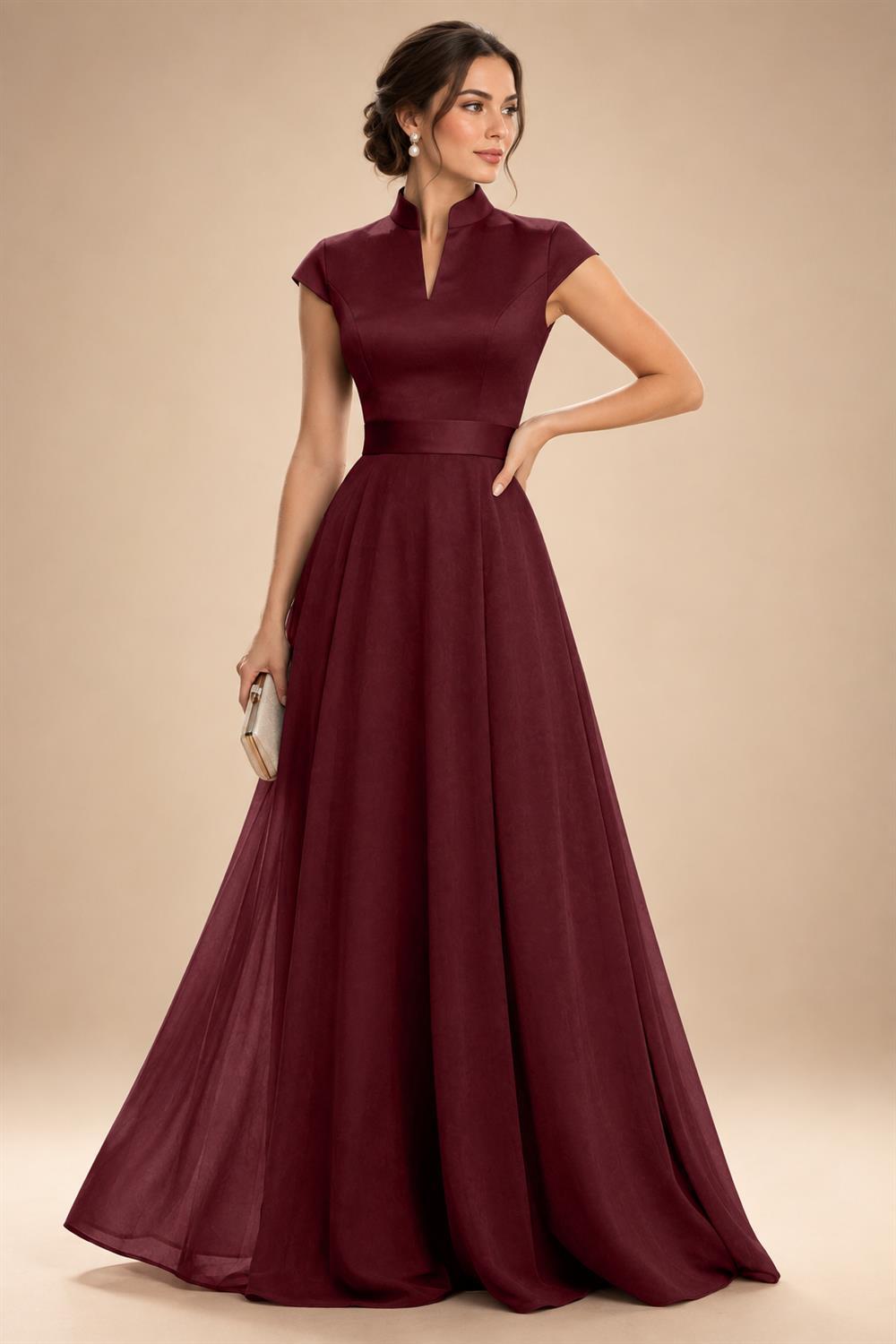 Elegant A-Line Chiffon Floor-Length Mother of the Bride & Groom Dresses with Satin Corset Bodice (SHI22500678)