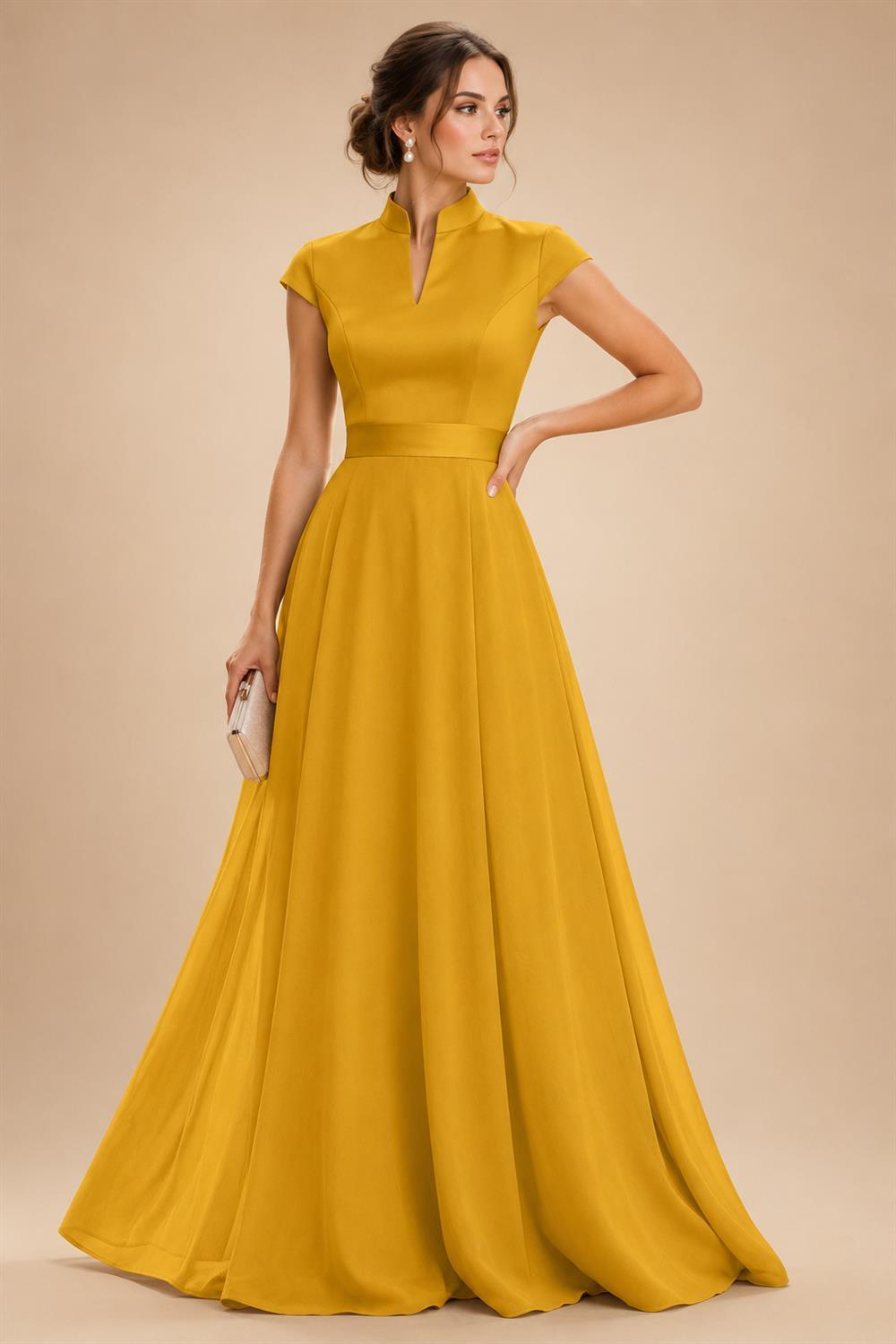 Elegant A-Line Chiffon Floor-Length Mother of the Bride & Groom Dresses with Satin Corset Bodice (SHI22500678)