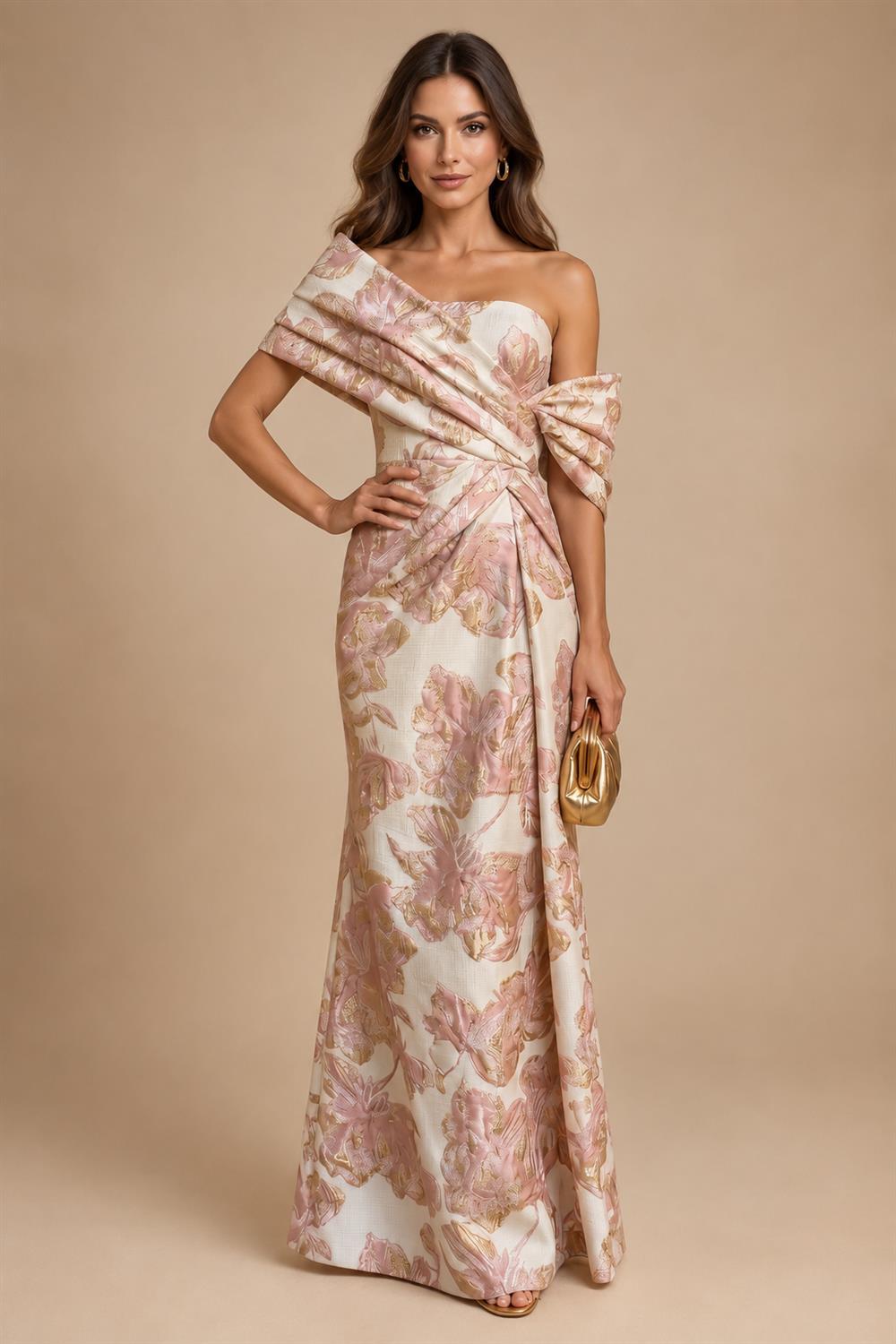 A-Line/Princess Strapless Jacquard Mini Homecoming Dresses with Bow & Pearls (SHI22370552)