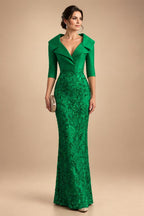 Sequin Floral Sheath Floor-Length Mother of the Bride & Groom Dresses with Satin Bodice (SHI22500925)