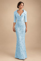 Sequin Floral Sheath Floor-Length Mother of the Bride & Groom Dresses with Satin Bodice (SHI22500925)