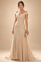 Chiffon A-Line/Princess Scoop Neck Short Mother of the Bride & Groom Dresses Tiered (SHI22500912)