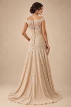 A-Line/Princess V-Neck Floor-Length Mother of the Bride & Groom Dresses with Ruffles & Ruched Waist (SHI22501284)
