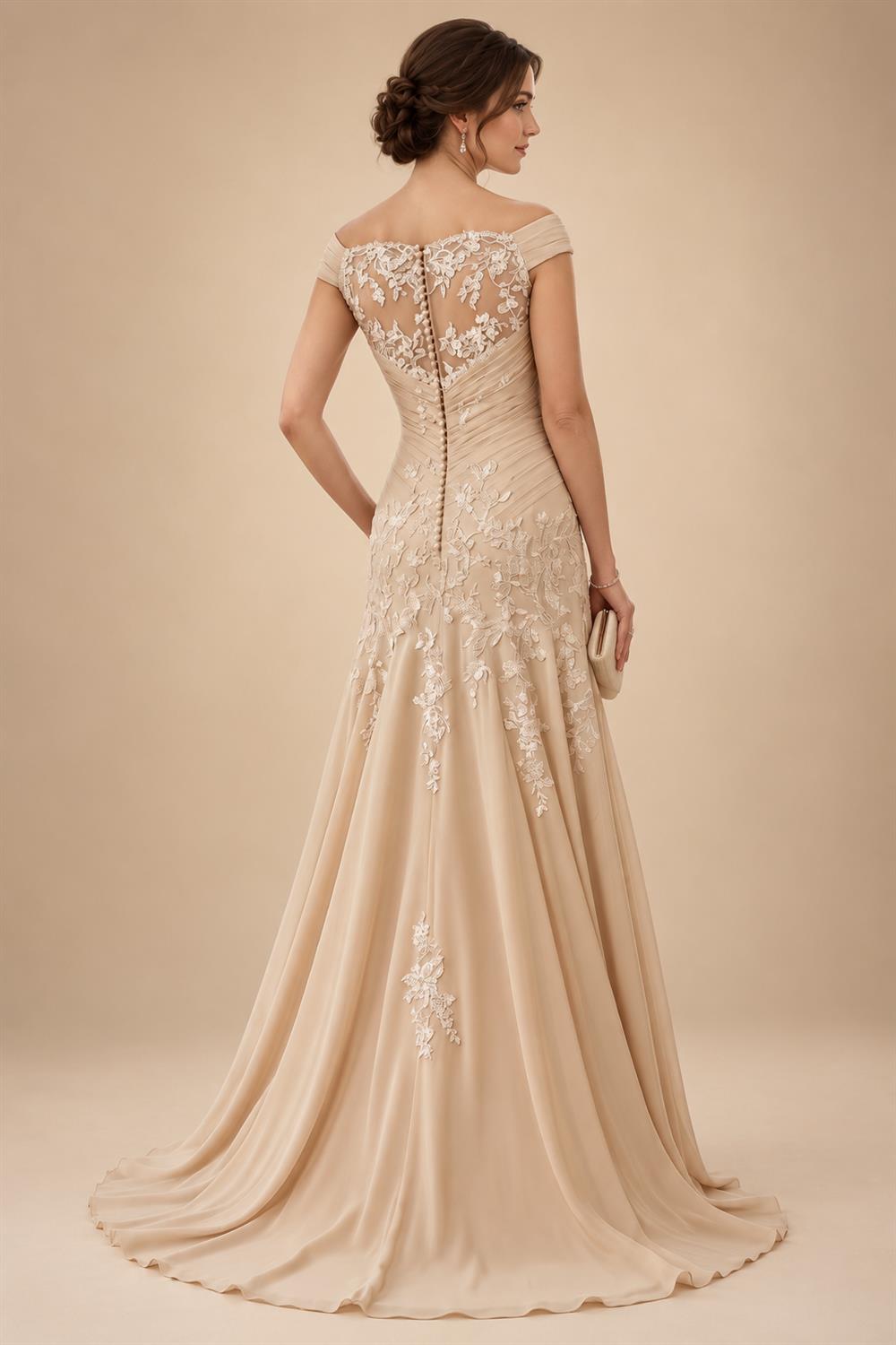 Sequin Floral A-Line/Princess V-Neck Floor-Length Mother of the Bride & Groom Dresses with 3D Flowers & Pleats (SHI22501350)