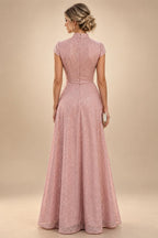 A-Line/Princess Strapless Jacquard Mini Homecoming Dresses with Bow & Pearls (SHI22370552)