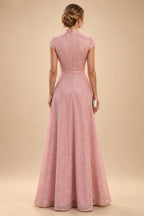 A-Line/Princess V-Neck Floor-Length Mother of the Bride & Groom Dresses with Ruffles & Ruched Waist (SHI22501284)