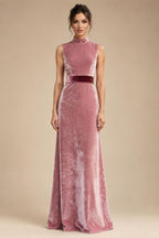 Jacquard Sheath/Column V-Neck Tea-Length Mother of the Bride & Groom Dresses for Women (SHI22501292)