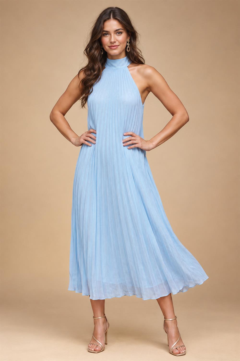 Chiffon A-Line/Princess Scoop Neck Short Mother of the Bride & Groom Dresses Tiered (SHI22500912)