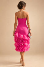 Satin Scoop Neck Mother of the Bride & Groom Dresses with 3D Flower (SHI22500338)