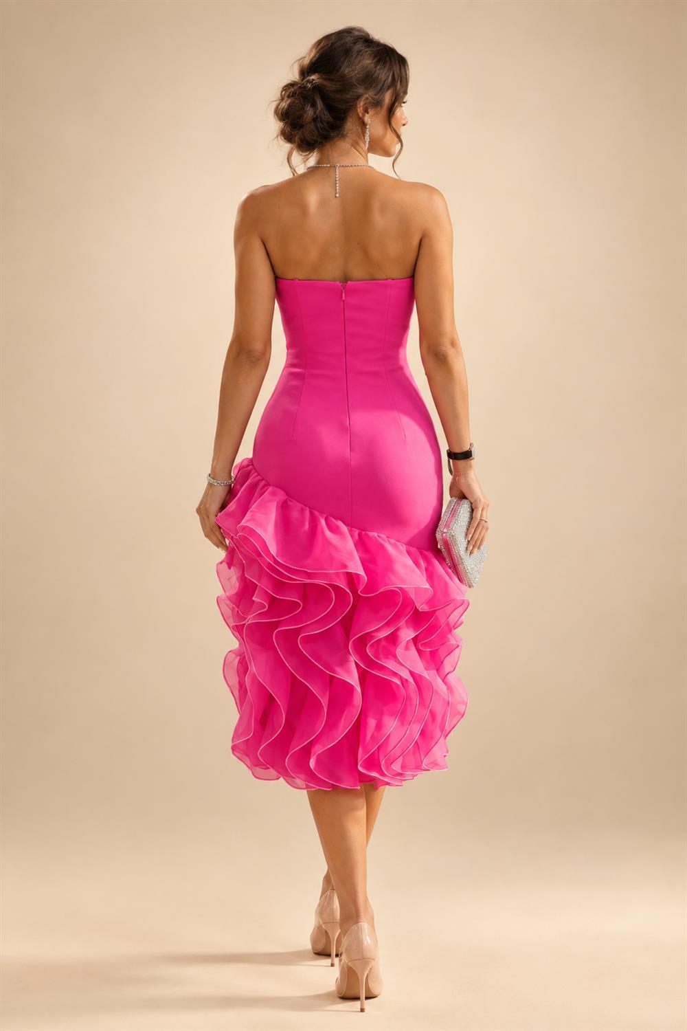 A-Line/Princess V-Neck Floor-Length Mother of the Bride & Groom Dresses with Ruffles & Ruched Waist (SHI22501284)