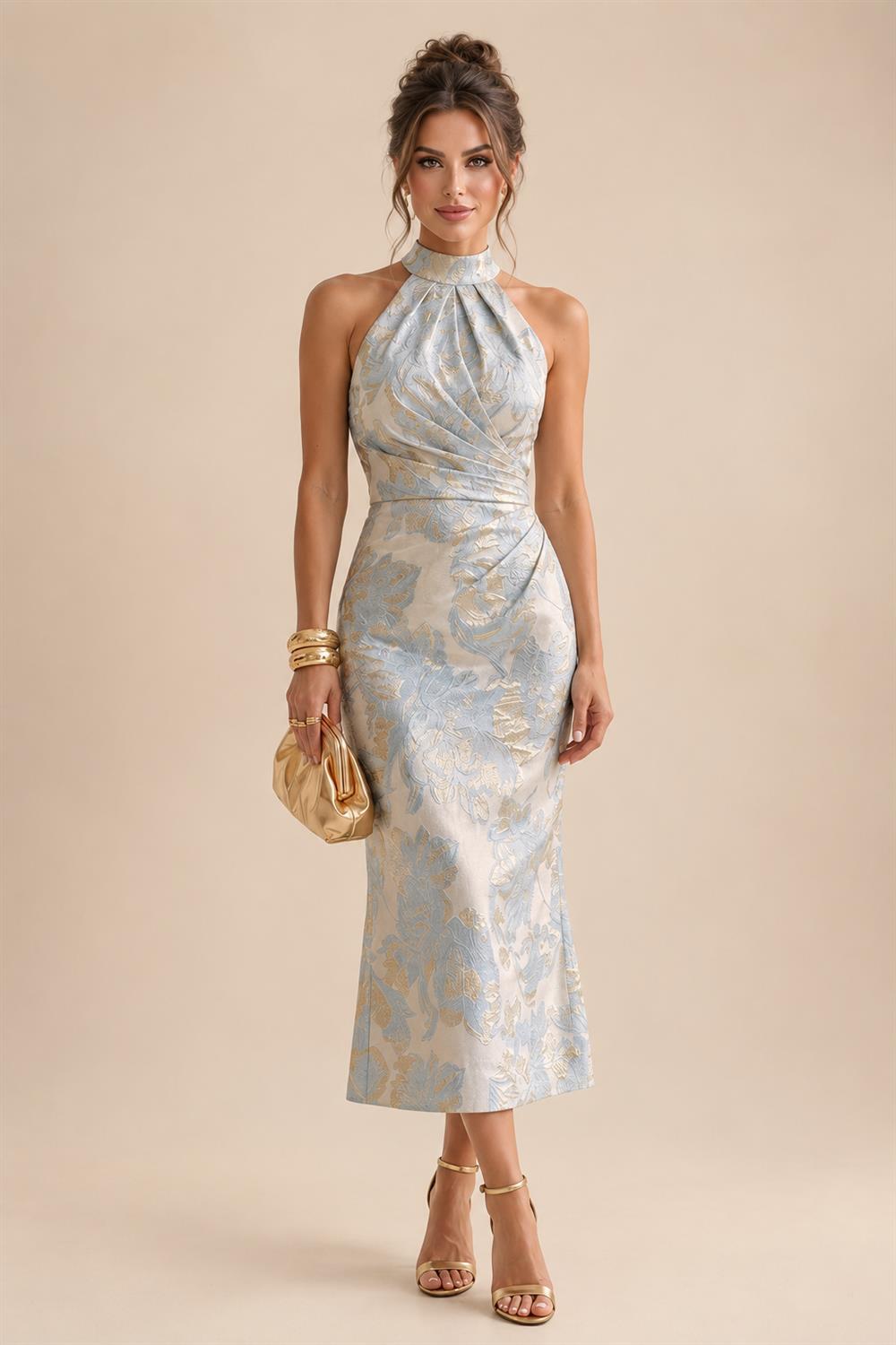 Chiffon Lace A-Line/Princess Off Shoulder Long Mother of the Bride & Groom Dresses with Ruched Waist & Sweep Train (SHI22501250)
