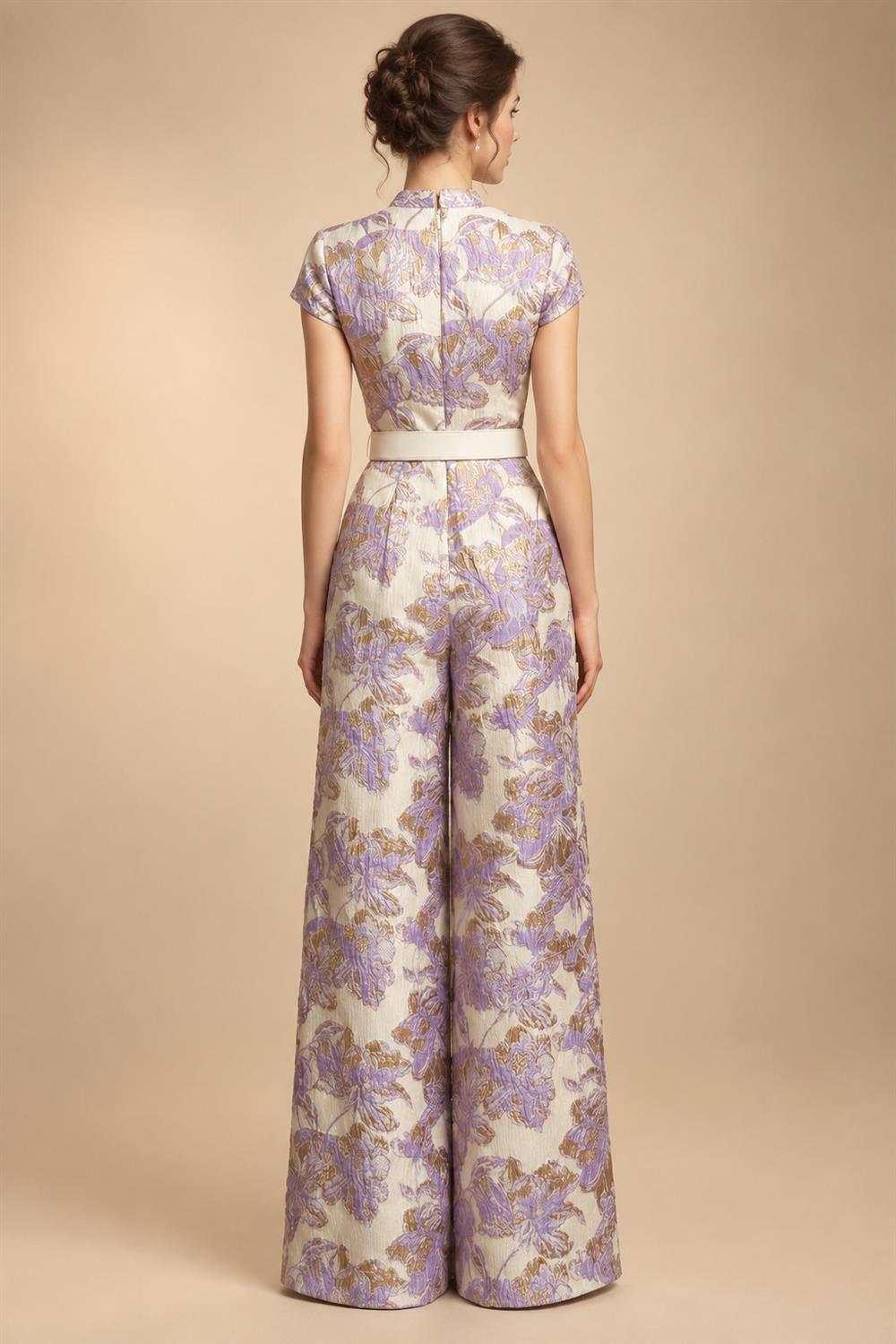 Satin Scoop Neck Mother of the Bride & Groom Dresses with 3D Flower (SHI22500338)