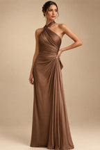 Sequin Floral A-Line/Princess V-Neck Floor-Length Mother of the Bride & Groom Dresses with 3D Flowers & Pleats (SHI22501350)