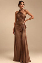 Jacquard Sheath/Column V-Neck Tea-Length Mother of the Bride & Groom Dresses for Women (SHI22501292)