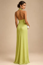 Satin Scoop Neck Mother of the Bride & Groom Dresses with 3D Flower (SHI22500338)