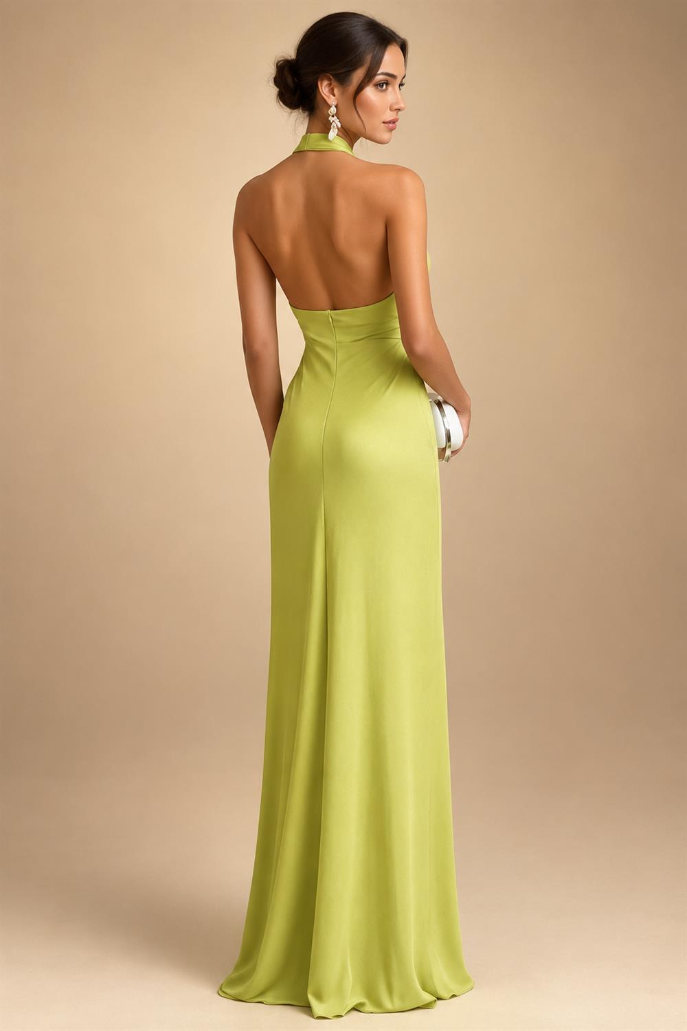 Jacquard A-Line/Princess V-Neck Tea-Length Mother of the Bride & Groom Dresses with Ruched Waist (SHI22501056)